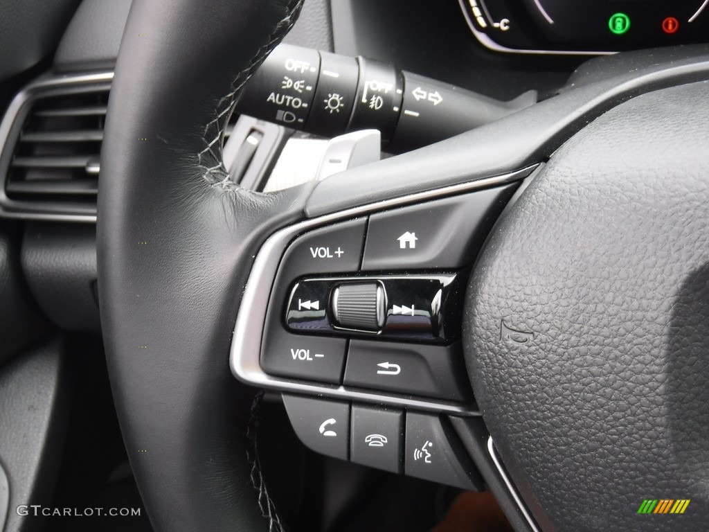 2020 Honda Accord Sport Sedan Black Steering Wheel Photo #139272485