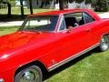 Red 1966 Chevrolet Chevy II Nova Restomod Exterior