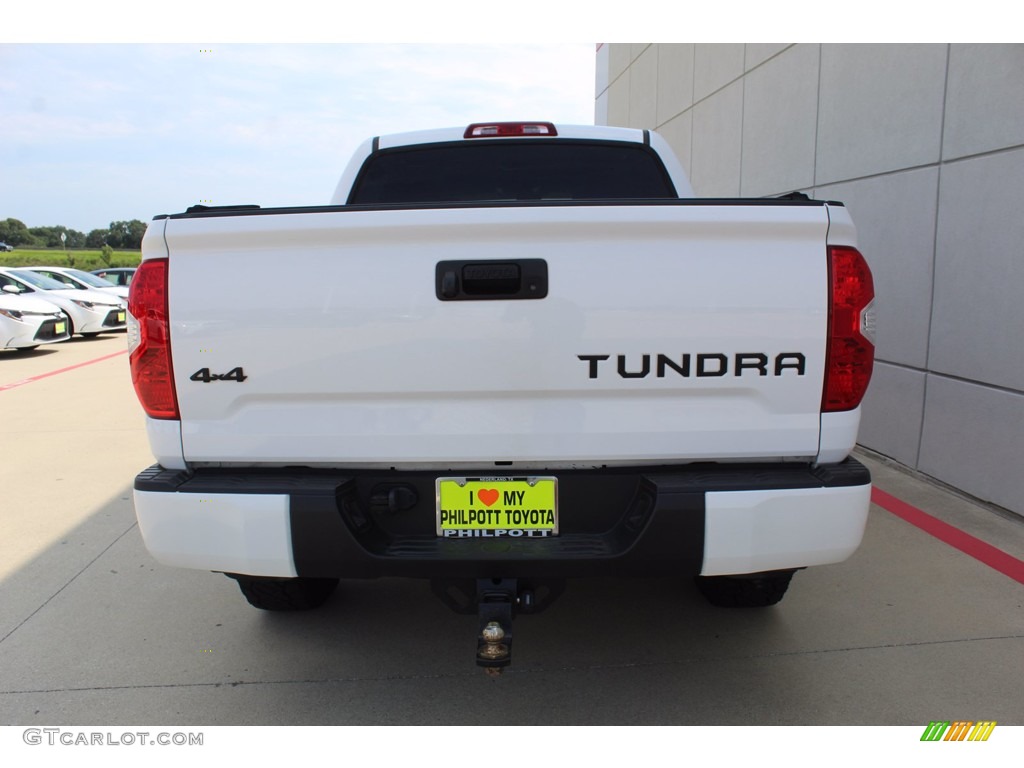 2019 Tundra TRD Pro CrewMax 4x4 - Super White / TRD Pro Black w/Red Accent photo #7