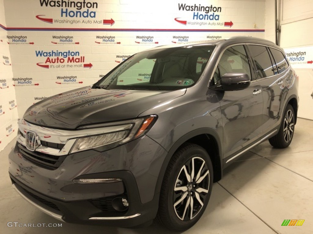 2021 Pilot Touring AWD - Modern Steel Metallic / Gray photo #1