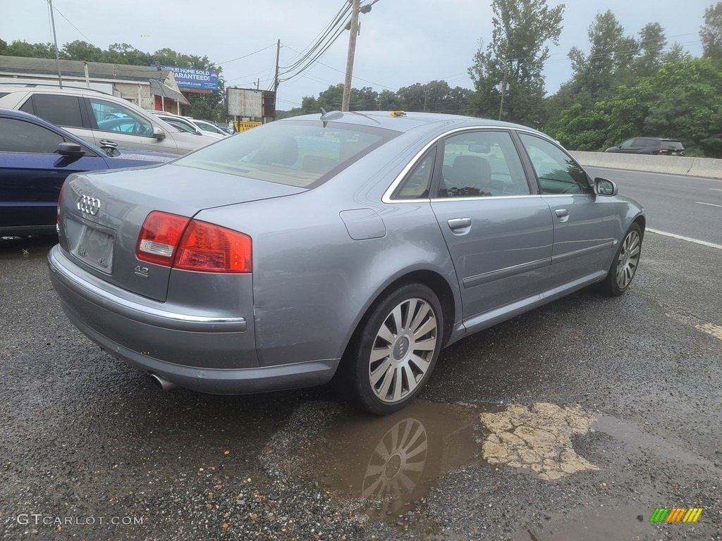 2006 A8 L 4.2 quattro - Quartz Grey Metallic / Mojave Sand photo #3