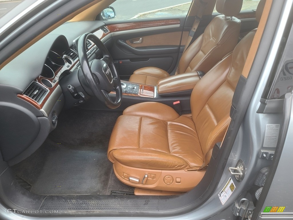 2006 A8 L 4.2 quattro - Quartz Grey Metallic / Mojave Sand photo #8