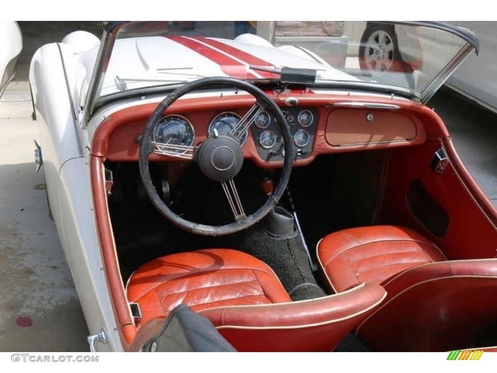 1958 Triumph TR3 Roadster Interior Color Photos