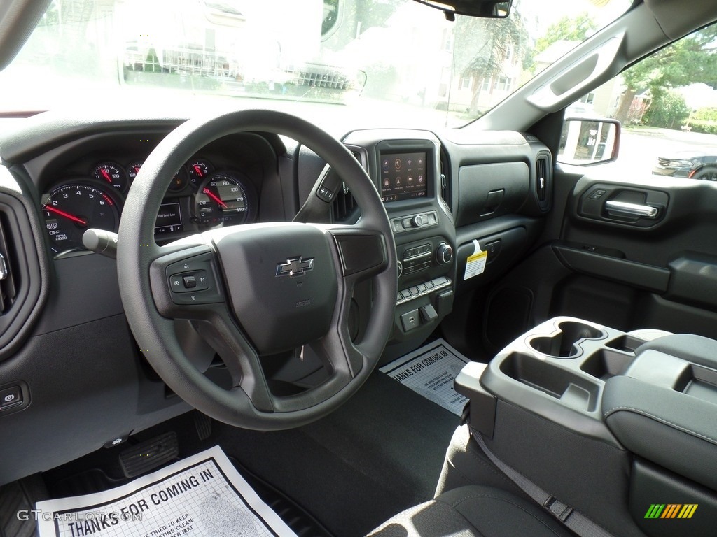 2020 Silverado 1500 Custom Crew Cab 4x4 - Red Hot / Jet Black photo #21