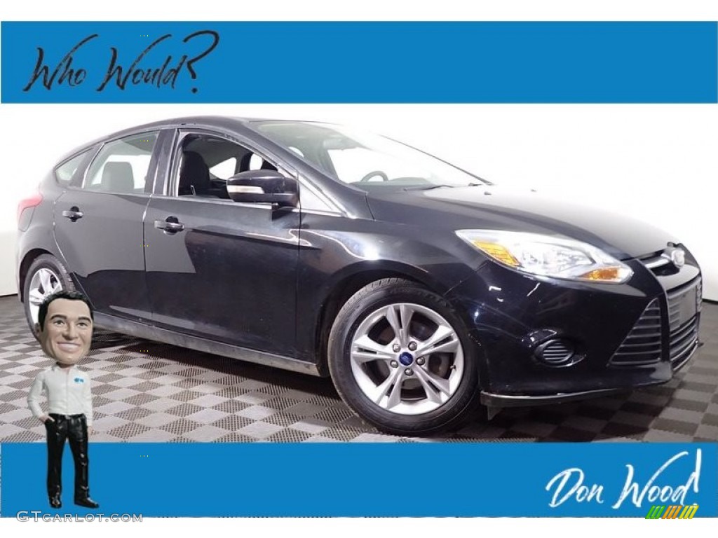 2014 Focus SE Hatchback - Tuxedo Black / Charcoal Black photo #1