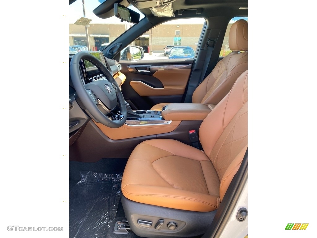 2020 Toyota Highlander Hybrid Platinum AWD Front Seat Photo #139278158