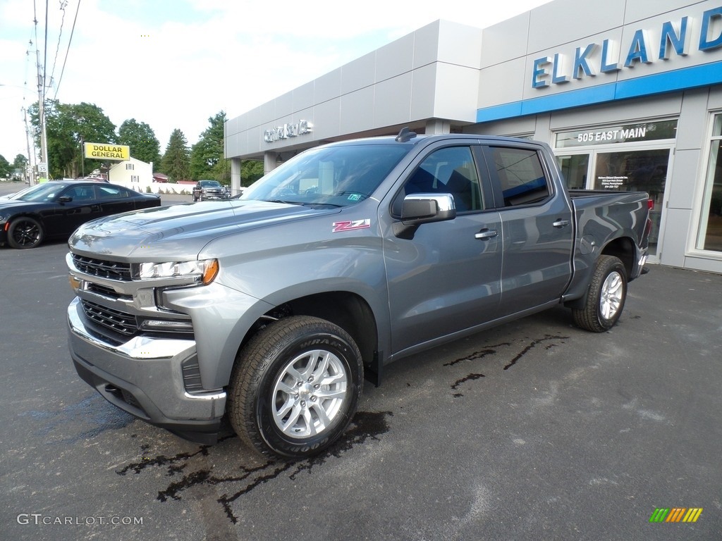 2020 Silverado 1500 LT Z71 Crew Cab 4x4 - Satin Steel Metallic / Jet Black photo #1