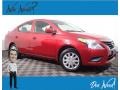 2018 Cayenne Red Metallic Nissan Versa S Plus #139274142