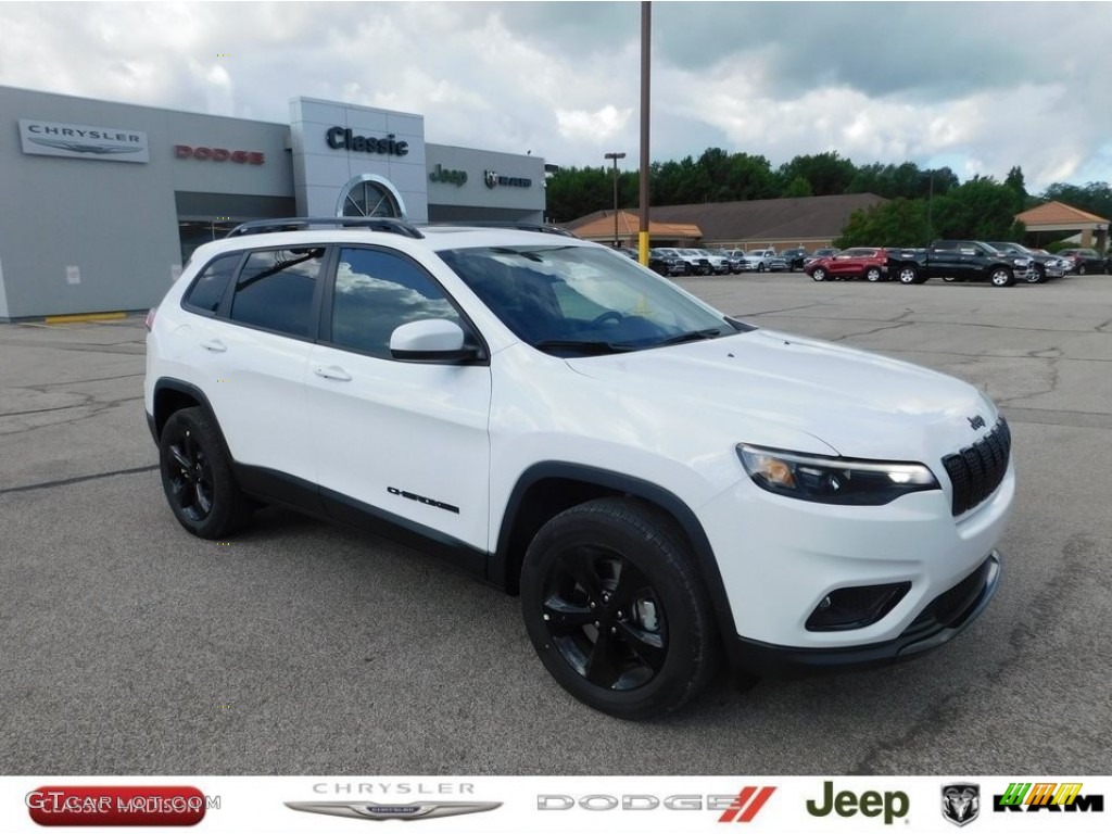 2020 Cherokee Latitude Plus 4x4 - Bright White / Black photo #1