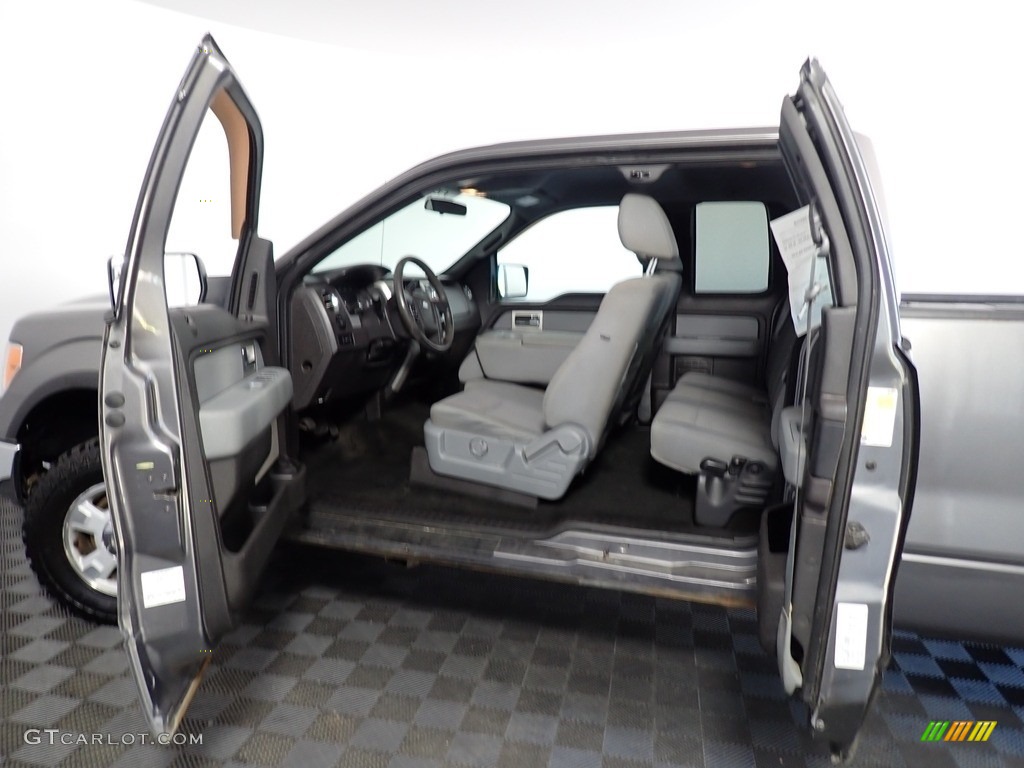 2011 F150 XLT SuperCab 4x4 - Sterling Grey Metallic / Steel Gray photo #26