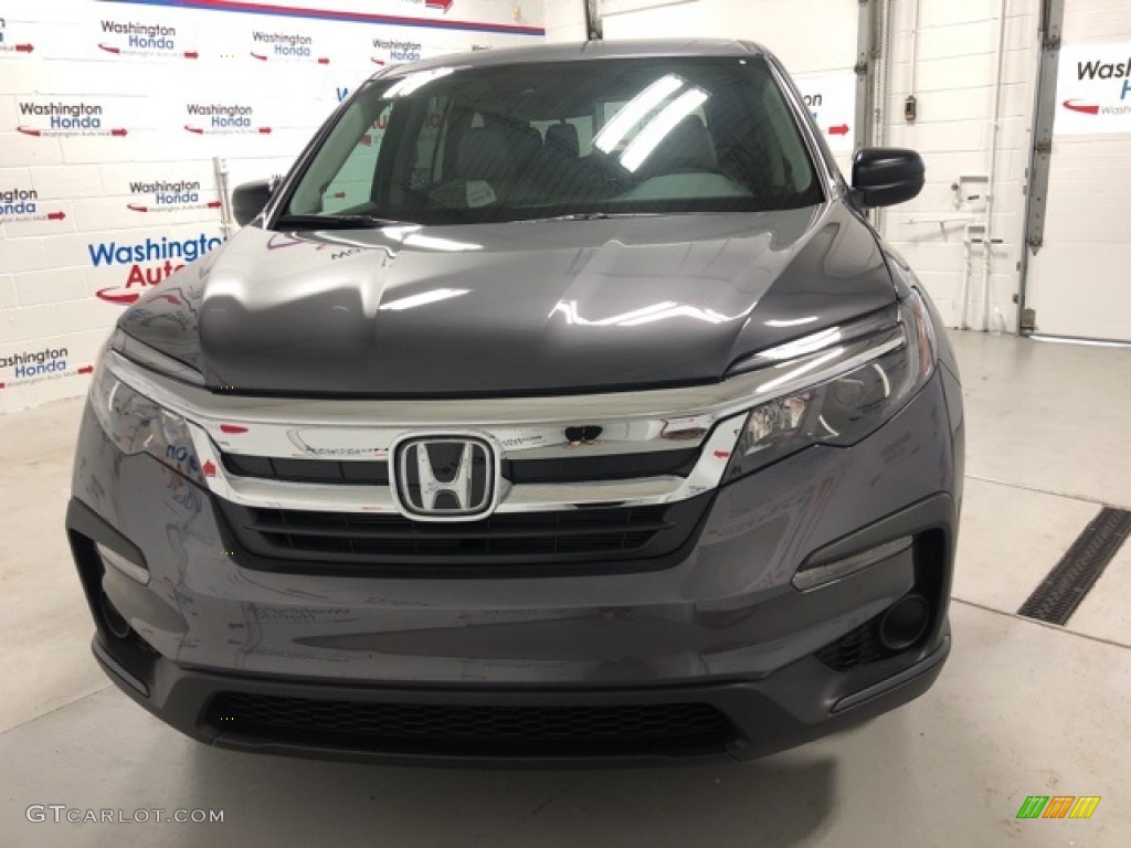 2021 Pilot LX AWD - Modern Steel Metallic / Gray photo #4