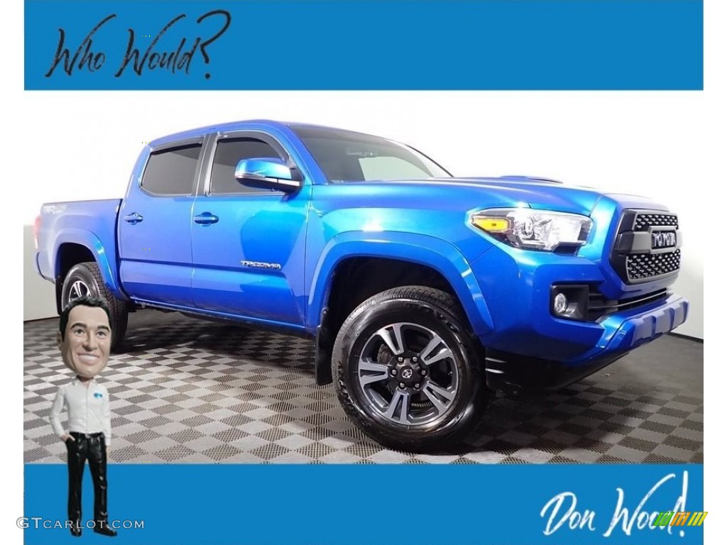 Blazing Blue Pearl Toyota Tacoma