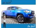 Blazing Blue Pearl 2017 Toyota Tacoma TRD Sport Double Cab 4x4