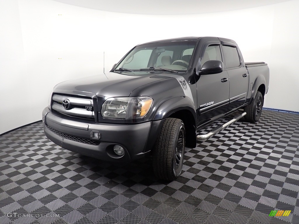 2006 Tundra SR5 Double Cab - Black / Taupe photo #8