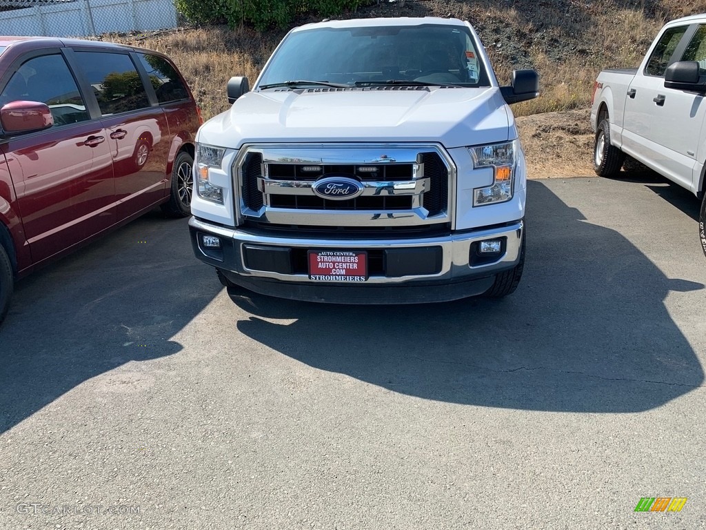 2016 F150 XLT SuperCab - Oxford White / Medium Earth Gray photo #3