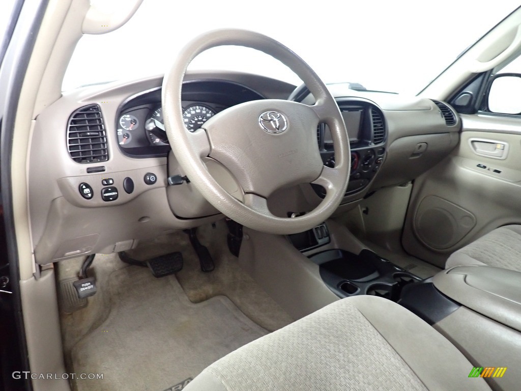 2006 Tundra SR5 Double Cab - Black / Taupe photo #28