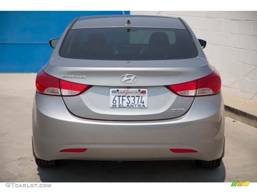 2012 Elantra Limited - Titanium Gray Metallic / Gray photo #9