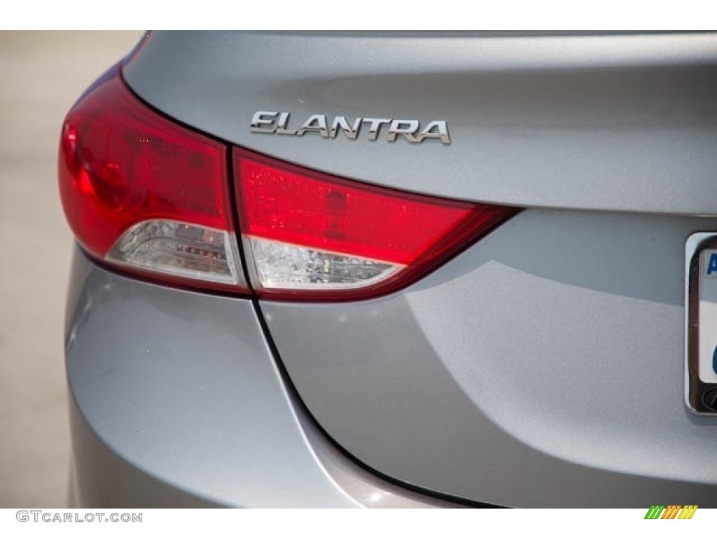2012 Elantra Limited - Titanium Gray Metallic / Gray photo #10