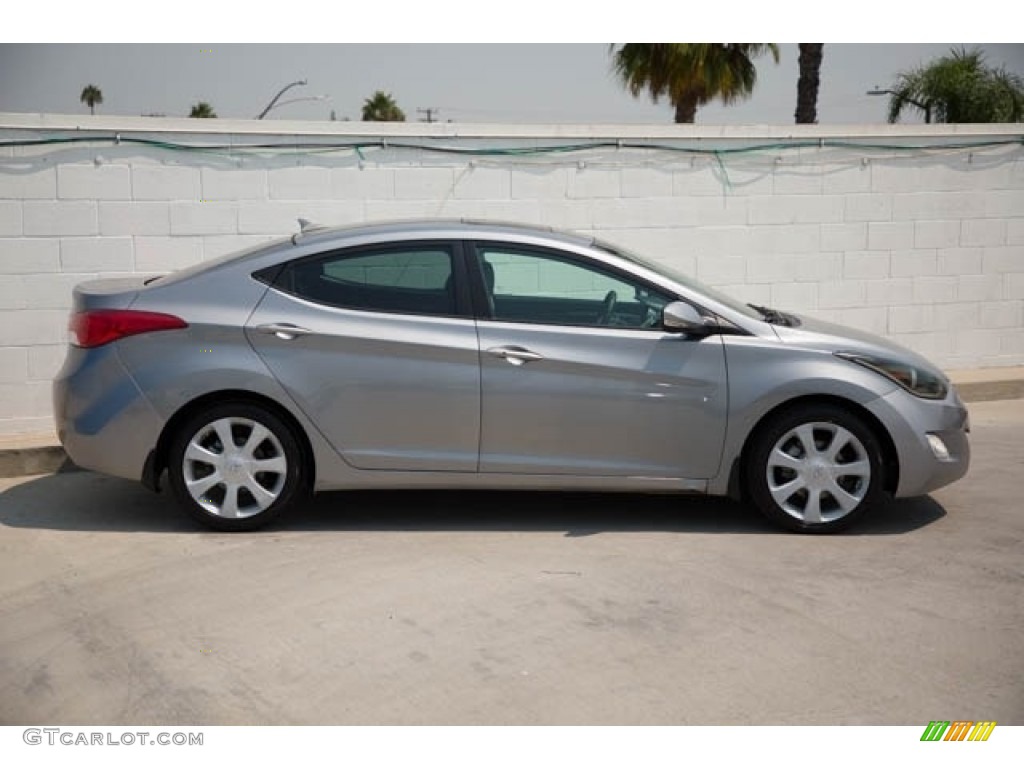 2012 Elantra Limited - Titanium Gray Metallic / Gray photo #12