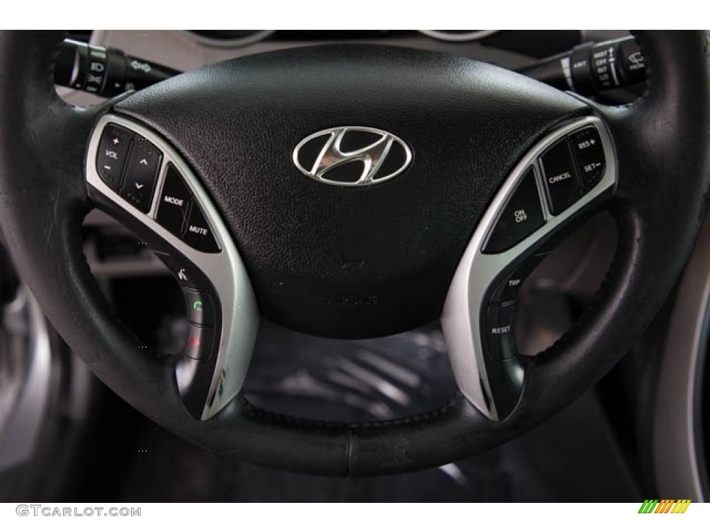2012 Elantra Limited - Titanium Gray Metallic / Gray photo #13