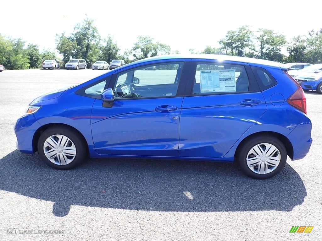Aegean Blue Metallic 2020 Honda Fit LX Exterior Photo #139284702
