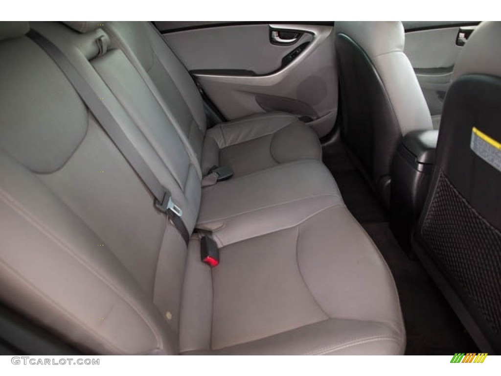 2012 Elantra Limited - Titanium Gray Metallic / Gray photo #20
