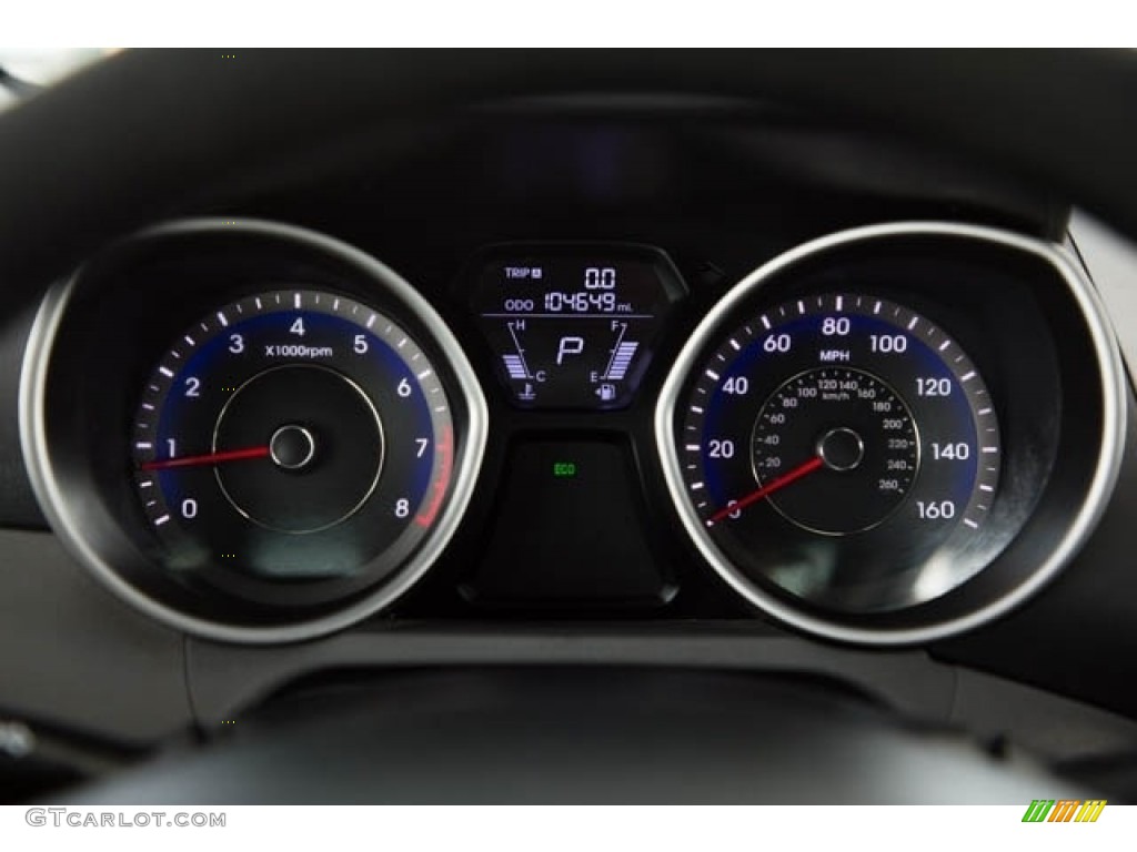 2012 Elantra Limited - Titanium Gray Metallic / Gray photo #27