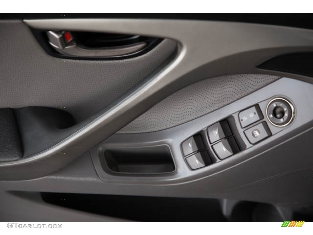 2012 Elantra Limited - Titanium Gray Metallic / Gray photo #29