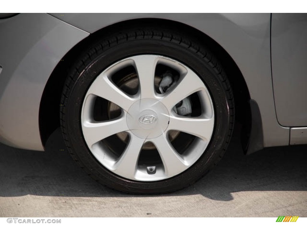 2012 Elantra Limited - Titanium Gray Metallic / Gray photo #37