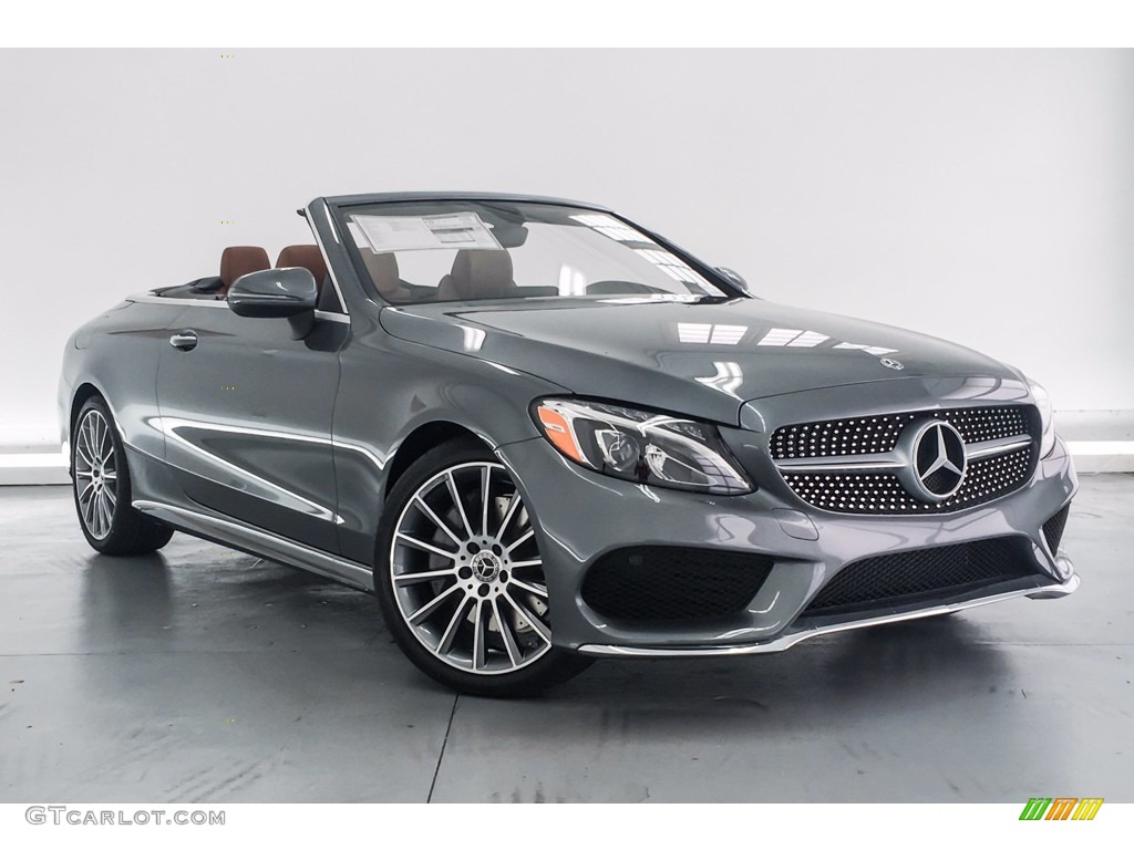 Selenite Grey Metallic 2018 Mercedes-Benz C 300 Cabriolet Exterior Photo #139285719