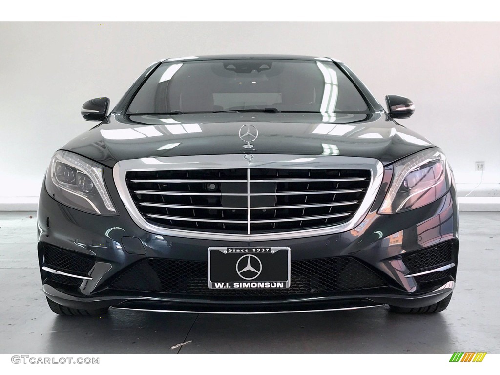 2015 S 550 Sedan - Magnetite Black Metallic / Nut Brown/Black photo #2