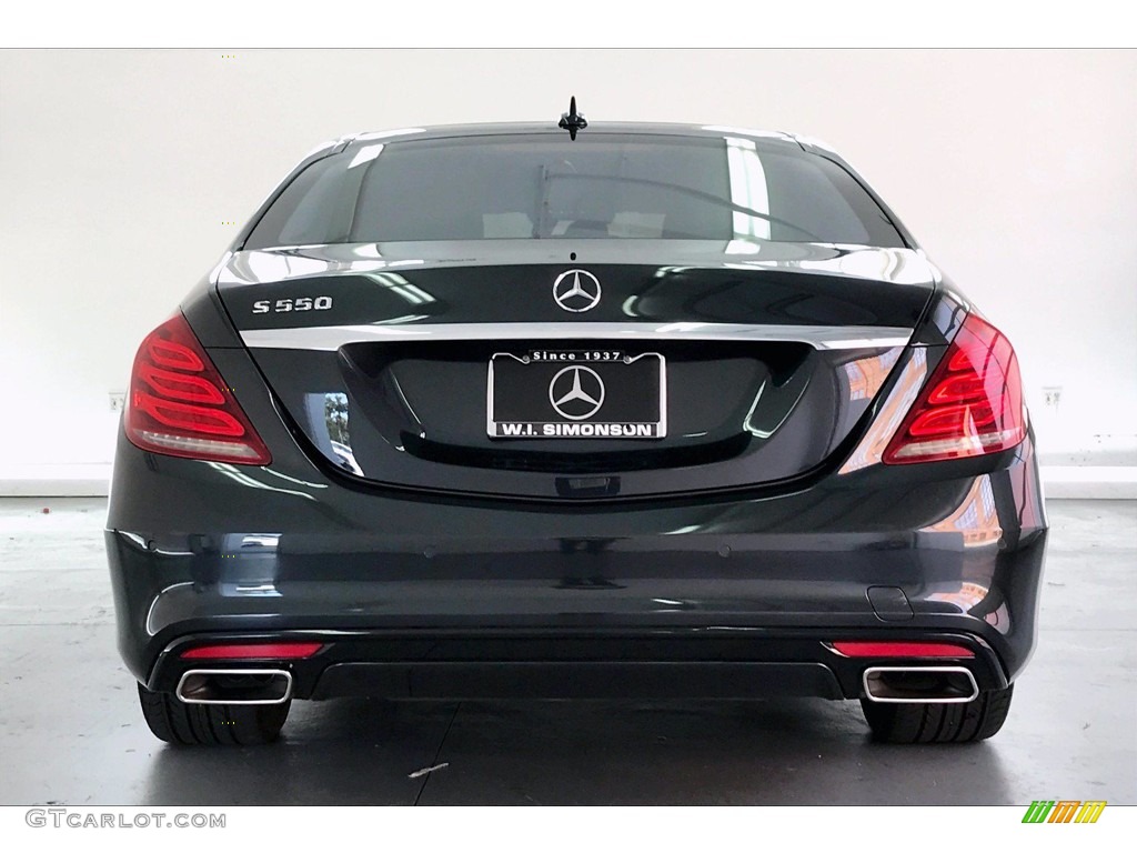 2015 S 550 Sedan - Magnetite Black Metallic / Nut Brown/Black photo #3