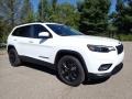 2020 Bright White Jeep Cherokee Altitude 4x4  photo #3