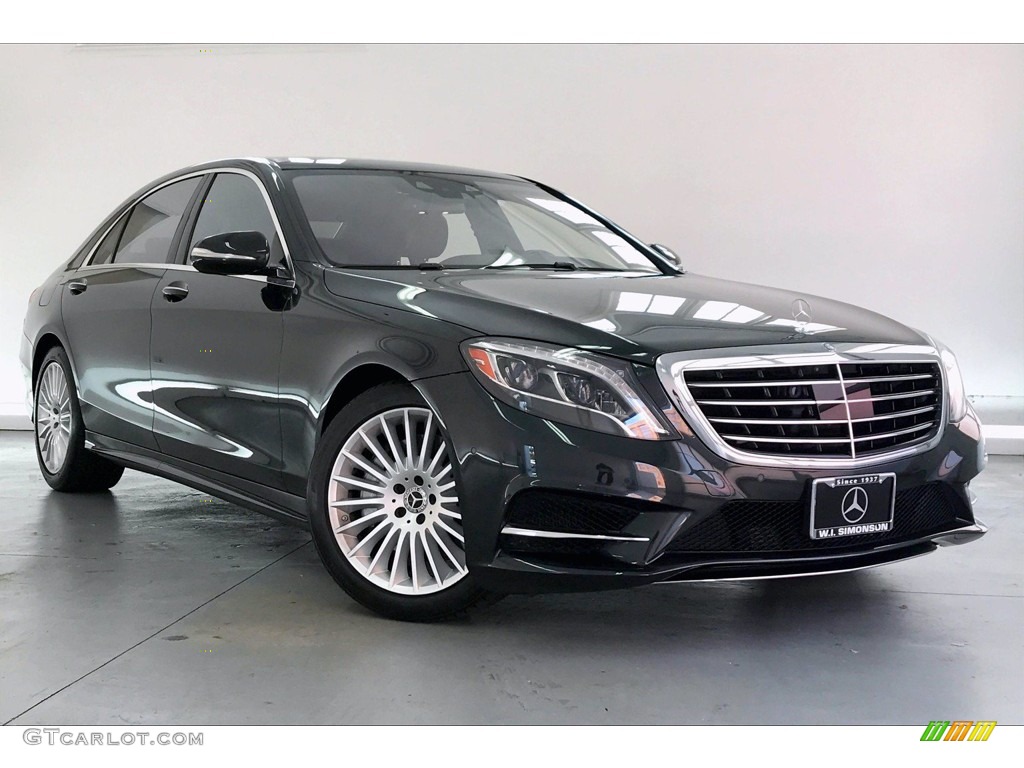 2015 S 550 Sedan - Magnetite Black Metallic / Nut Brown/Black photo #34