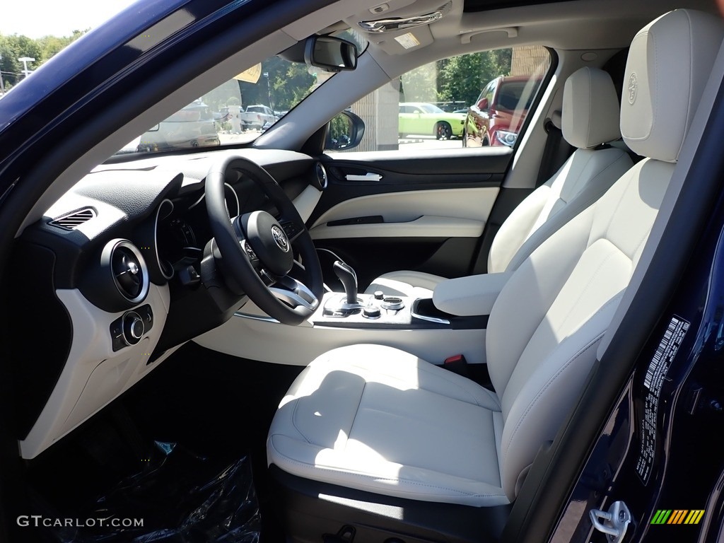 Black/Ice Interior 2020 Alfa Romeo Stelvio Sport AWD Photo #139287162