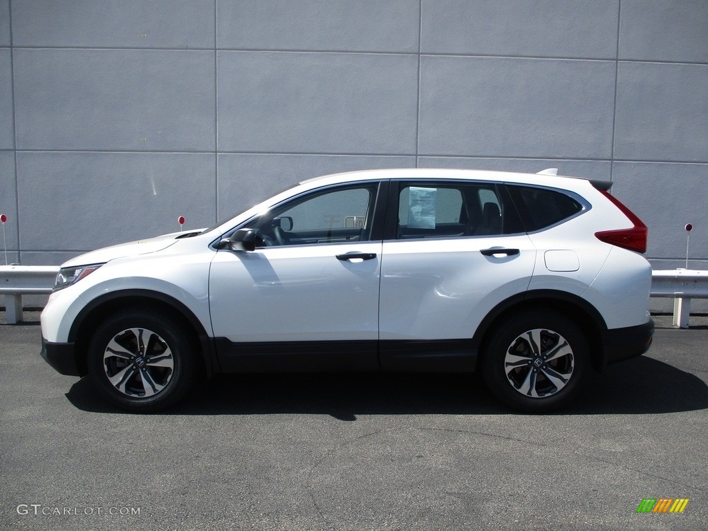 2018 CR-V LX AWD - White Diamond Pearl / Ivory photo #2