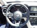 2020 Alfa Romeo Stelvio Black/Ice Interior Steering Wheel Photo