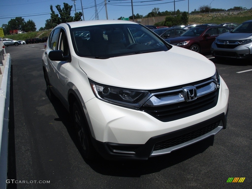 2018 CR-V LX AWD - White Diamond Pearl / Ivory photo #7