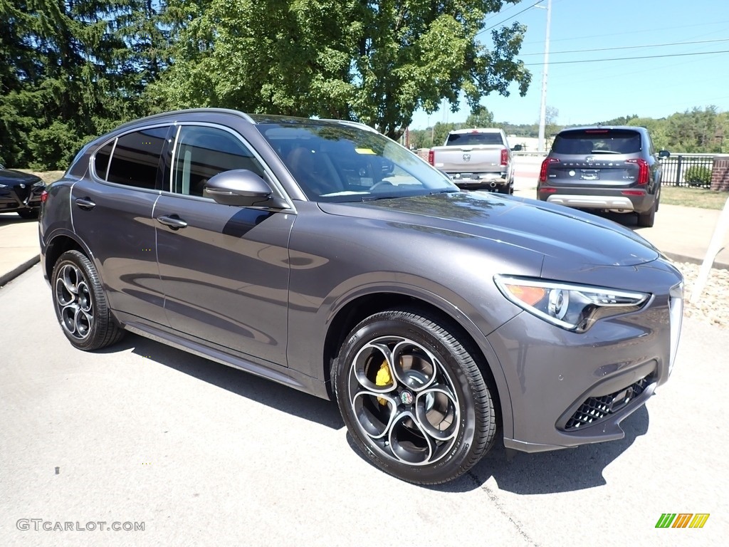 Stromboli Gray Metallic 2020 Alfa Romeo Stelvio TI Sport AWD Exterior Photo #139287369
