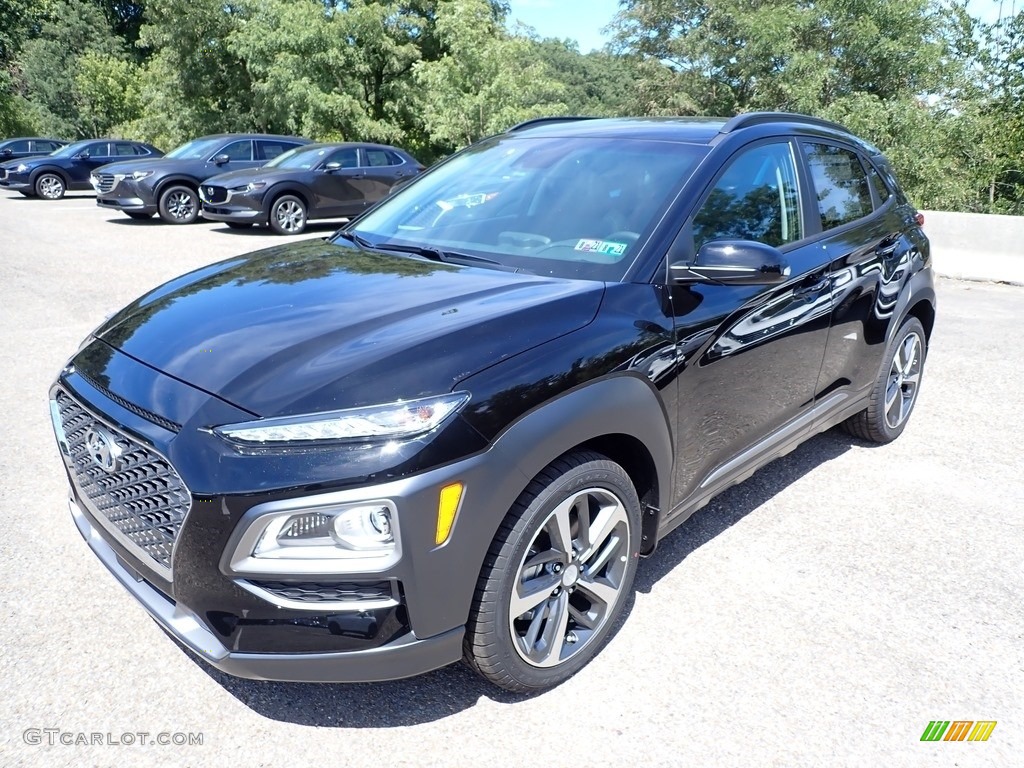Ultra Black 2021 Hyundai Kona Ultimate AWD Exterior Photo #139287383
