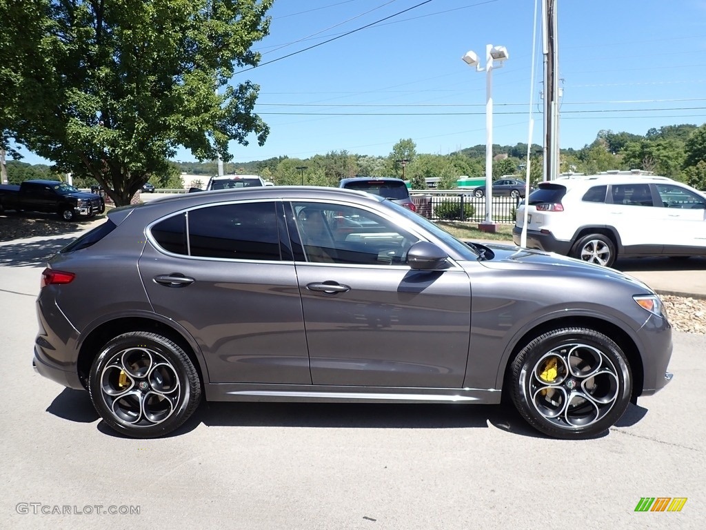 Stromboli Gray Metallic 2020 Alfa Romeo Stelvio TI Sport AWD Exterior Photo #139287387