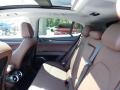 2020 Alfa Romeo Stelvio Black/Chocolate Interior Rear Seat Photo