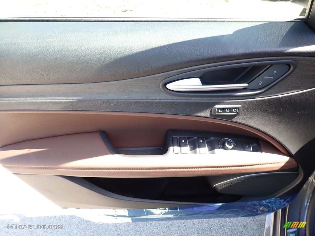 2020 Alfa Romeo Stelvio TI Sport AWD Black/Chocolate Door Panel Photo #139287624