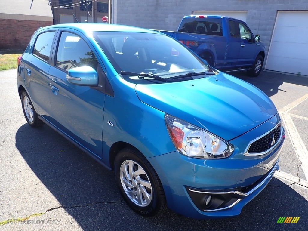 Sapphire Blue 2017 Mitsubishi Mirage SE Exterior Photo #139287771