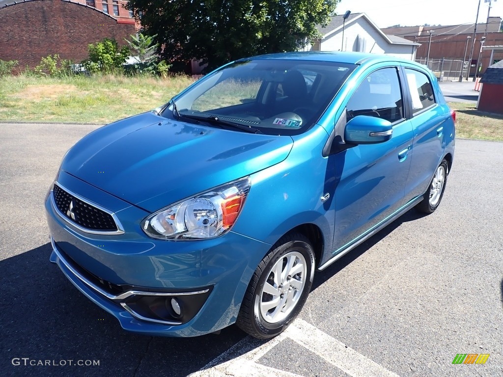 Sapphire Blue 2017 Mitsubishi Mirage SE Exterior Photo #139287810
