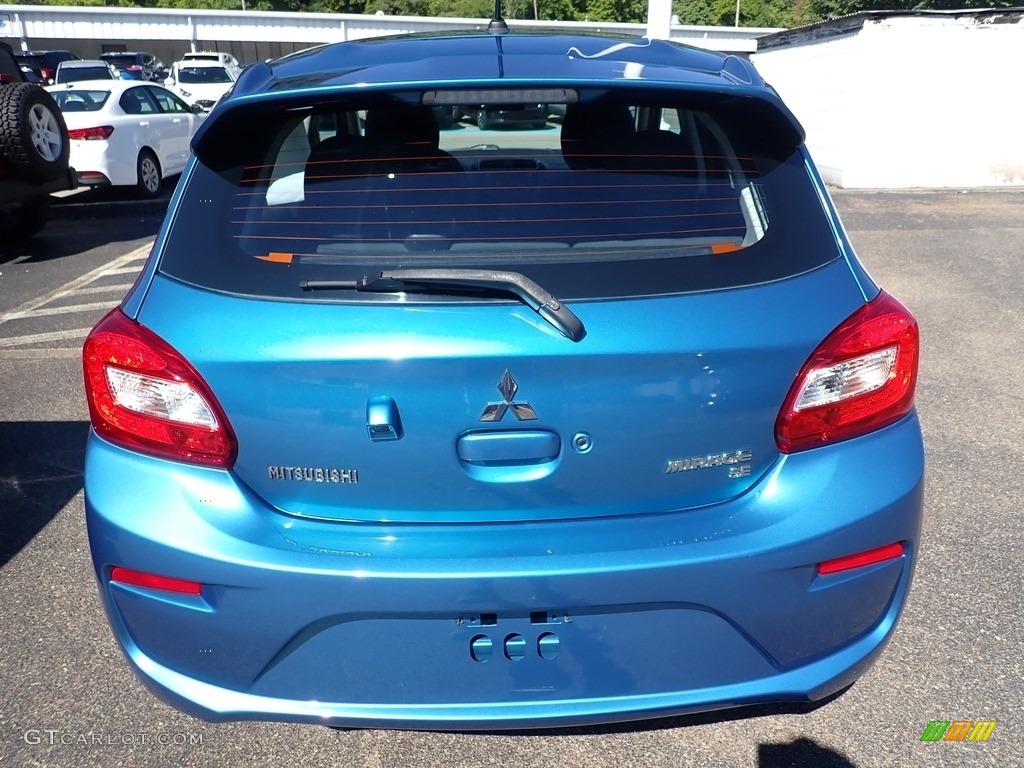 Sapphire Blue 2017 Mitsubishi Mirage SE Exterior Photo #139287873