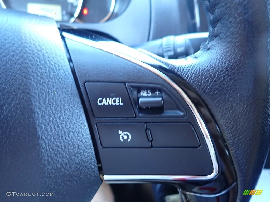 2017 Mitsubishi Mirage SE Black Steering Wheel Photo #139288098