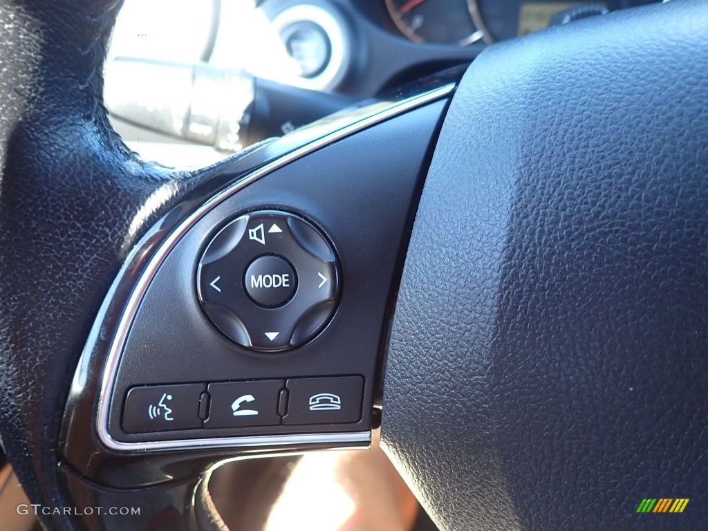 2017 Mitsubishi Mirage SE Black Steering Wheel Photo #139288120