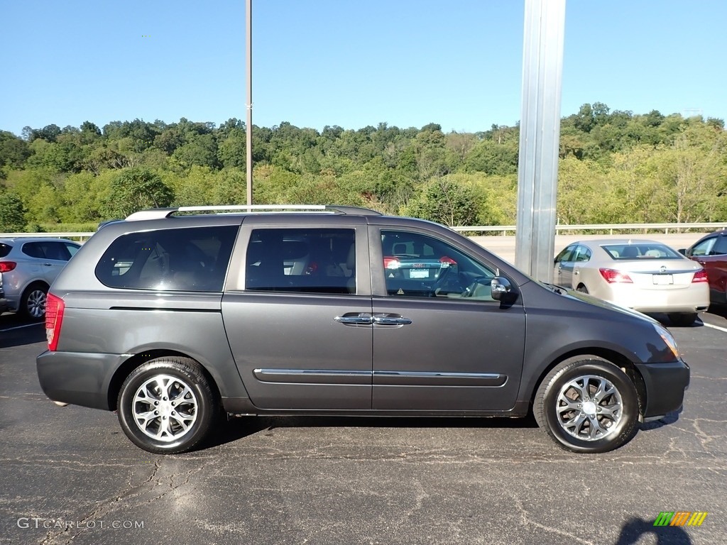 Platinum Gray 2014 Kia Sedona EX Exterior Photo #139288347