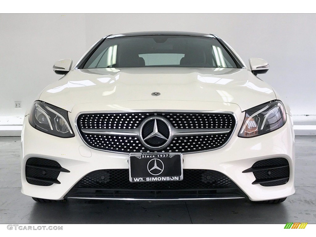 2018 E 400 Coupe - designo Diamond White Metallic / Black photo #2